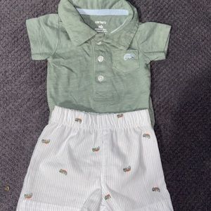 Brand: Carter’s, size: newborn, summer clothing